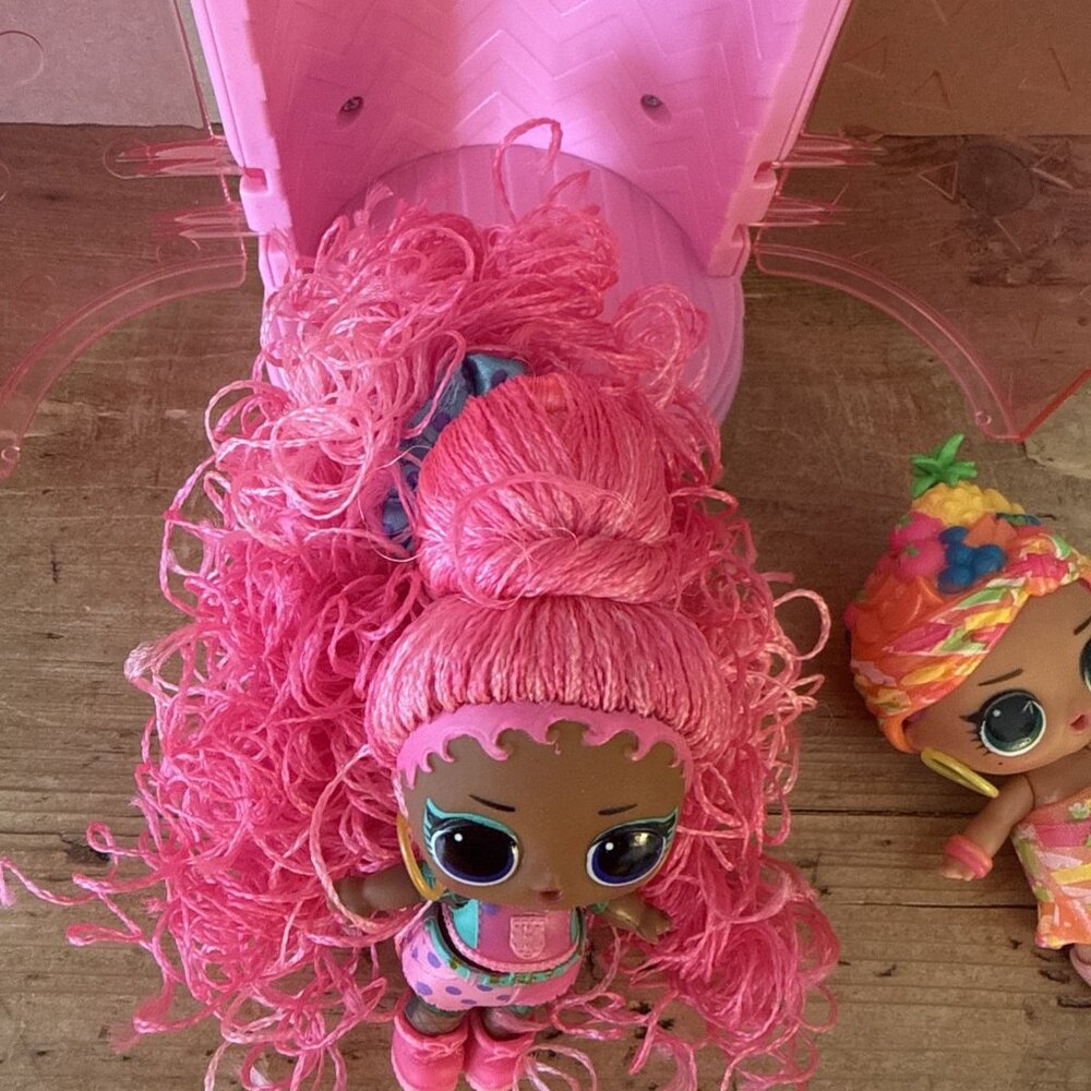 2 Lot LOL Surprise Dolls SUPA FLY Super Remix Hair Flip / Candy Chica / Capsule - Picture 5 of 12